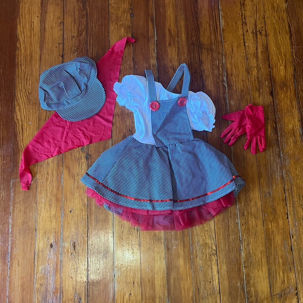 Revolution Kids Costume with Red and Blue Stripes